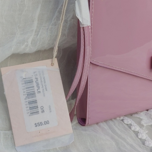 🐰Ted Baker Cersei Lilac Envelope Clutch,NWT - Picture 5 of 14
